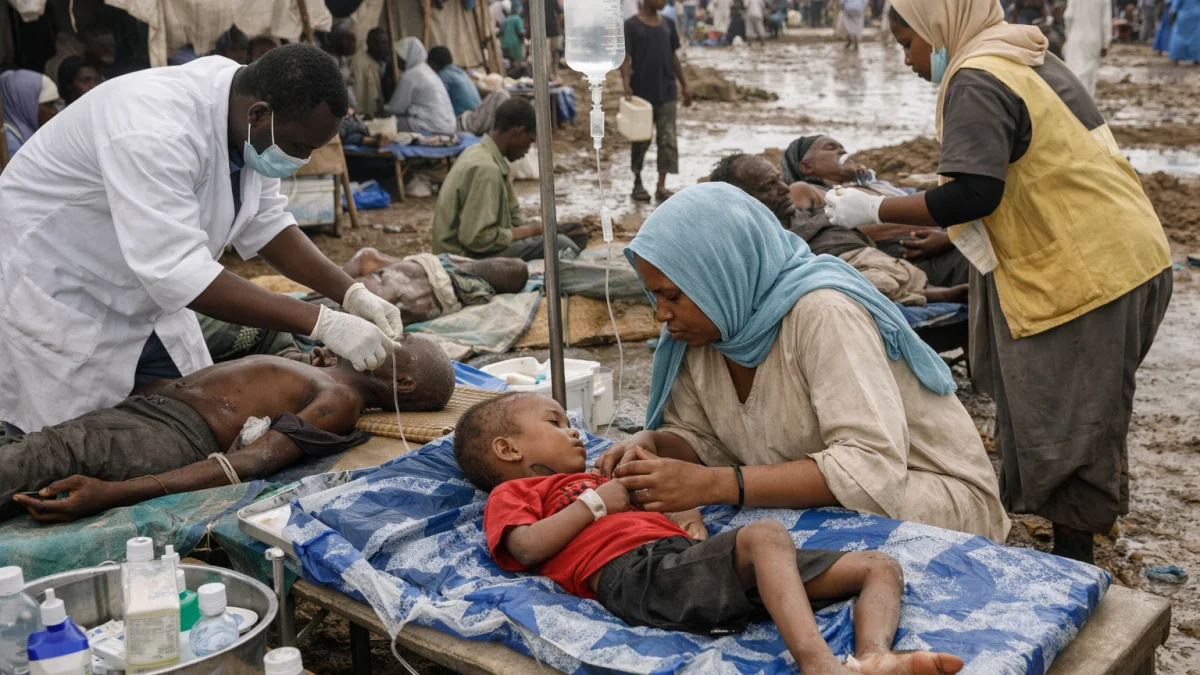 Sudan Cholera Outbreak Risks Worsening Due to Conflict and Rains