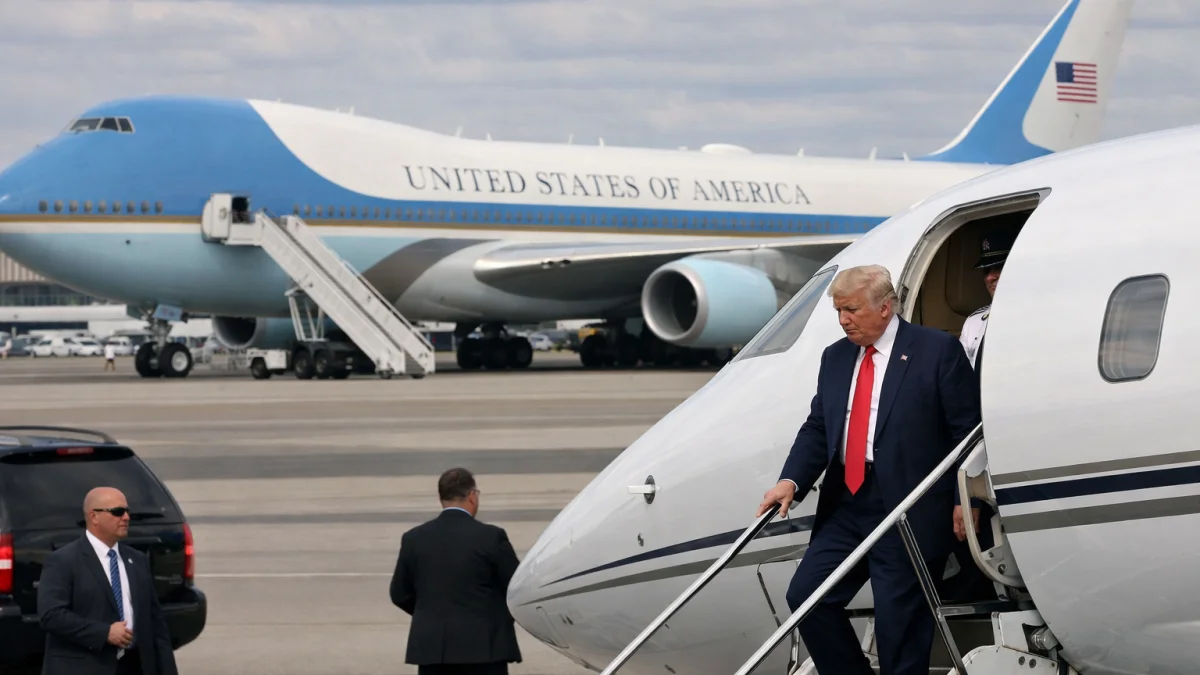 Trump Skips New Air Force One on Return from NATO Summit