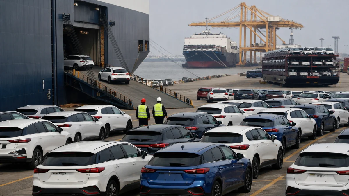 China Passenger Car Exports Surge 80 Percent in June on EV Demand