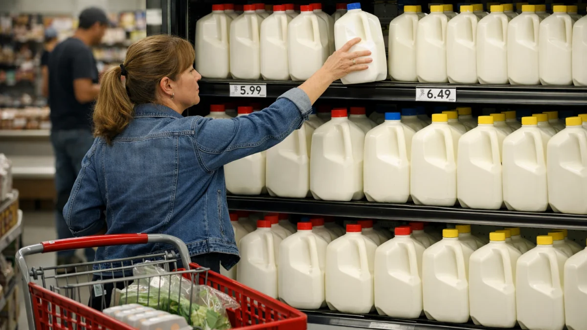 Milk Prices Reach All-Time High While Other Consumer Costs Ease