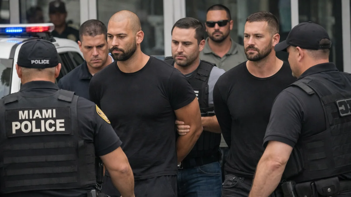 Andrew and Tristan Tate Arrested in Miami on UK Rape and Trafficking Charges