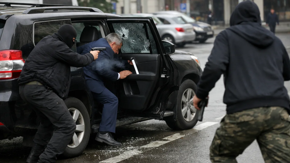 New Footage Released of Assassination Attempt on Ukrainian Businessman