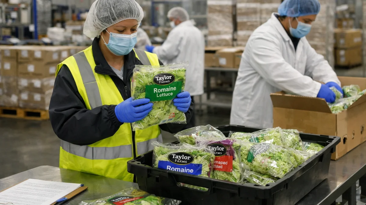 Taylor Farms Recalls Lettuce Over Cyclospora Contamination Risk