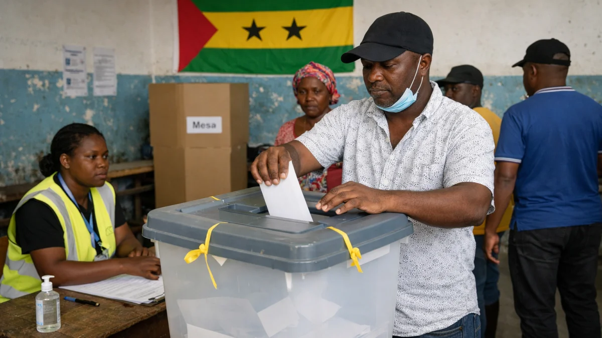 São Tomé and Príncipe Holds Tense Presidential Election