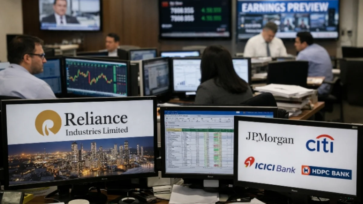 Reliance Industries and Major Banks Prepare for Key Earnings Reports