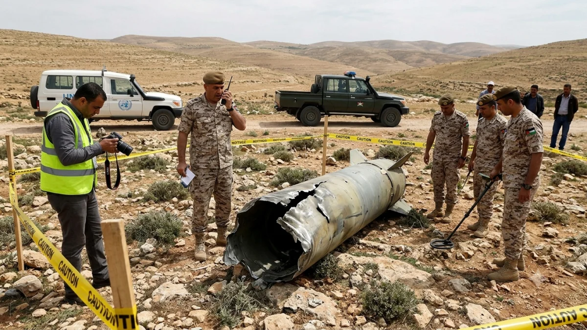Israeli Forces Shoot Down Iranian Missile Fragments Targeting Jordan