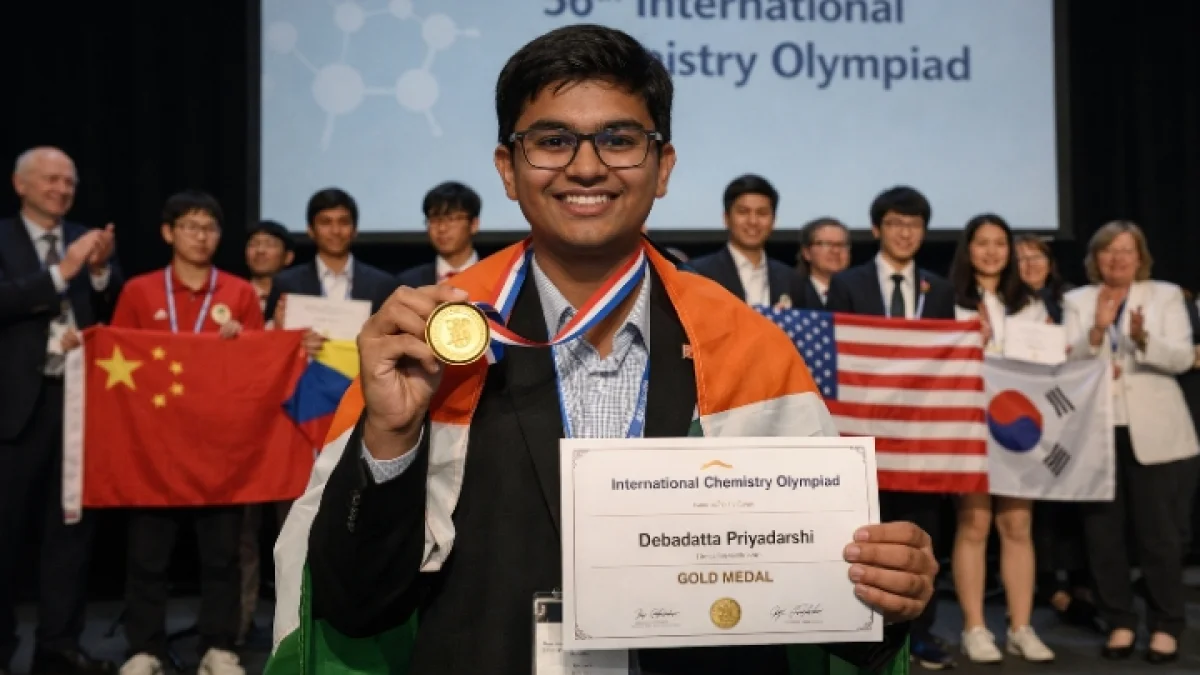 Debadatta Priyadarshi Wins Gold at International Chemistry Olympiad