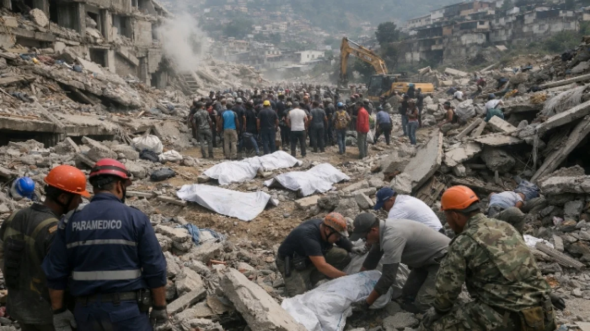 Venezuelan Earthquakes Death Toll Surpasses Five Thousand