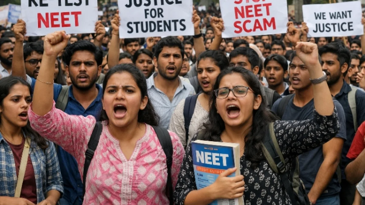 Opposition Protests Continue Over Alleged Irregularities in NEET