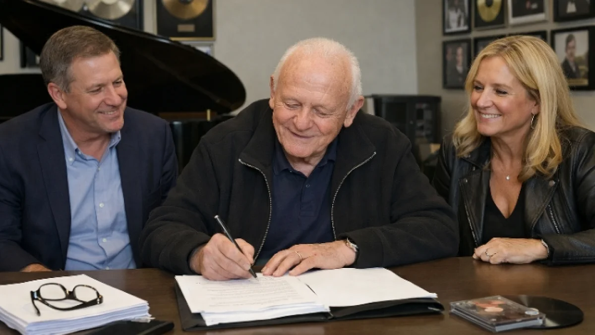 Anthony Hopkins Signs Record Deal as Composer at 88