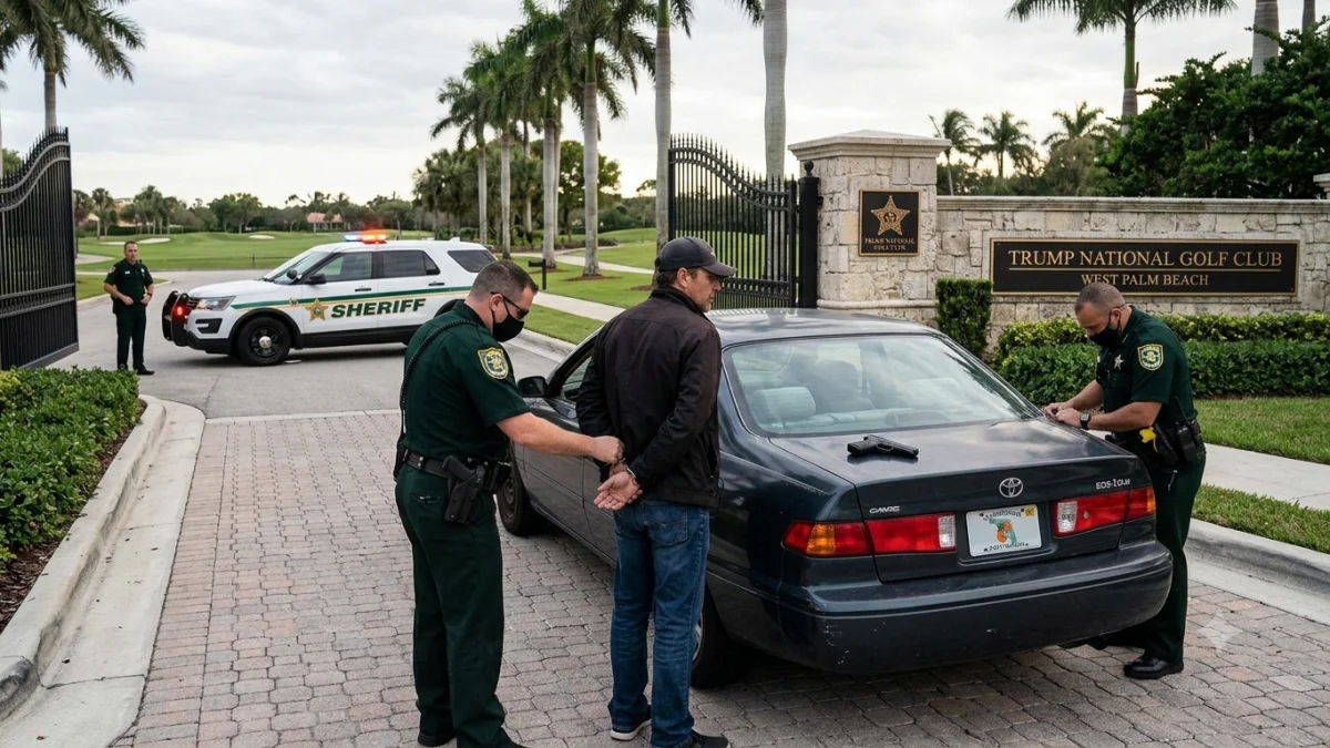 Armed Man Arrested at Trump National Golf Course