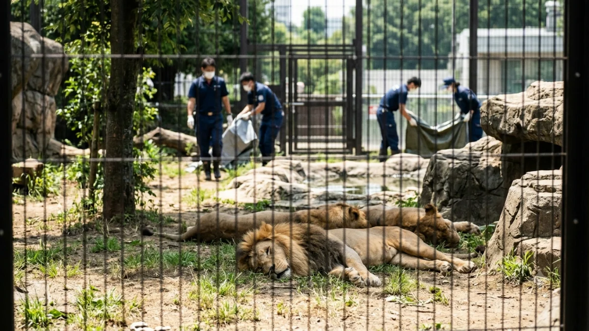 Three Lions Die From Heat Stroke at Tokyo Zoo