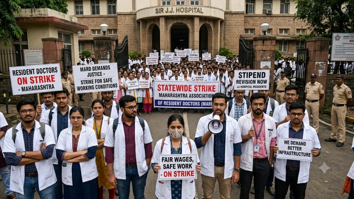 Resident Doctors Launch Statewide Strike in Maharashtra