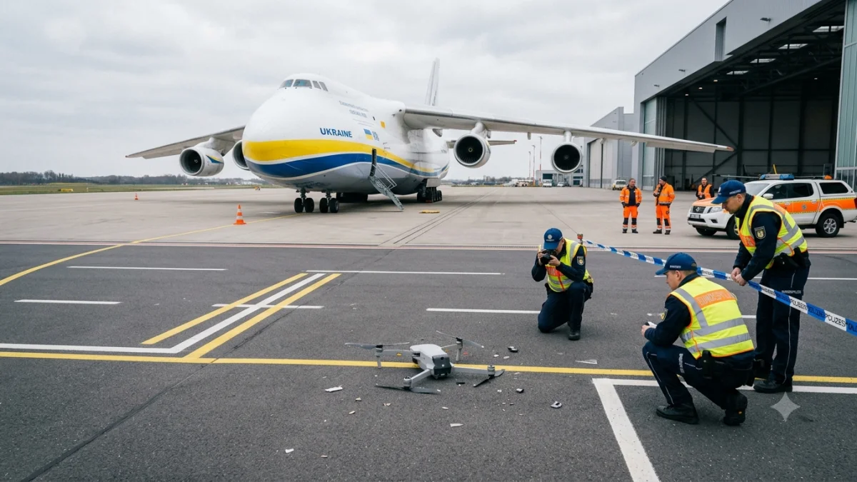 Drone Found Near Ukrainian Plane at German Airport