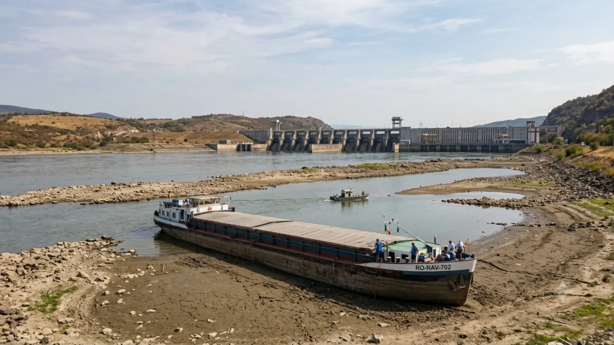 Record Low Danube Levels Threaten Eastern Europe Energy Supply