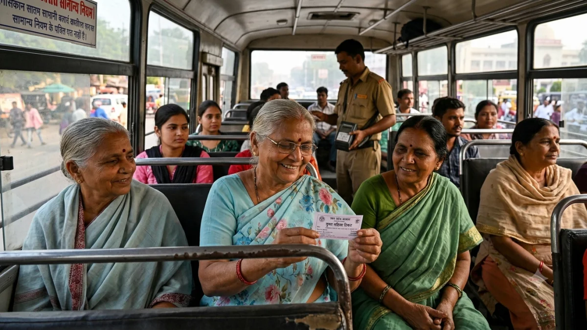 UP Government Announces Free Bus Travel for Senior Women