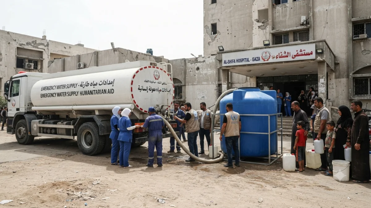 Hospitals Prioritized for Emergency Water Truck Deliveries