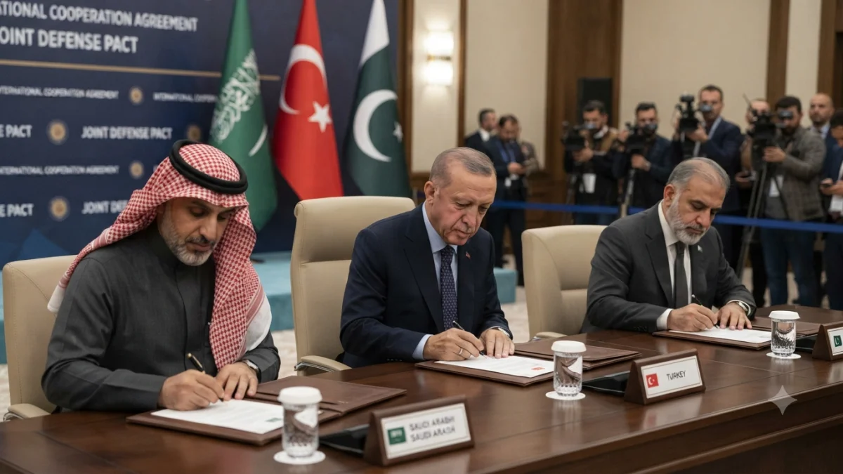 Saudi Arabia Turkey Pakistan Sign Joint Defense Pact