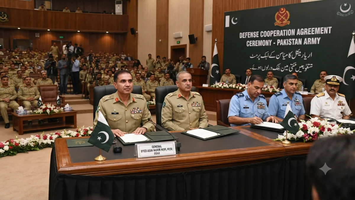 Pakistani Army Chief Attends Defense Pact Ceremony