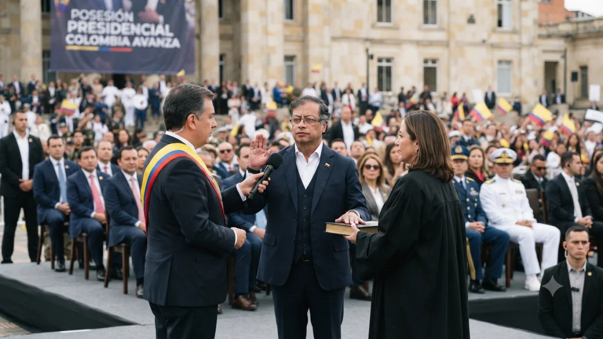 New Colombian President Sworn In Amid Security Pledges