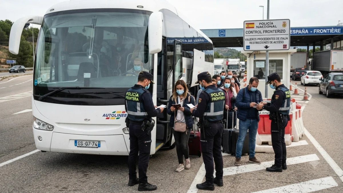 Spain Imposes Border Controls on Travel From Italy