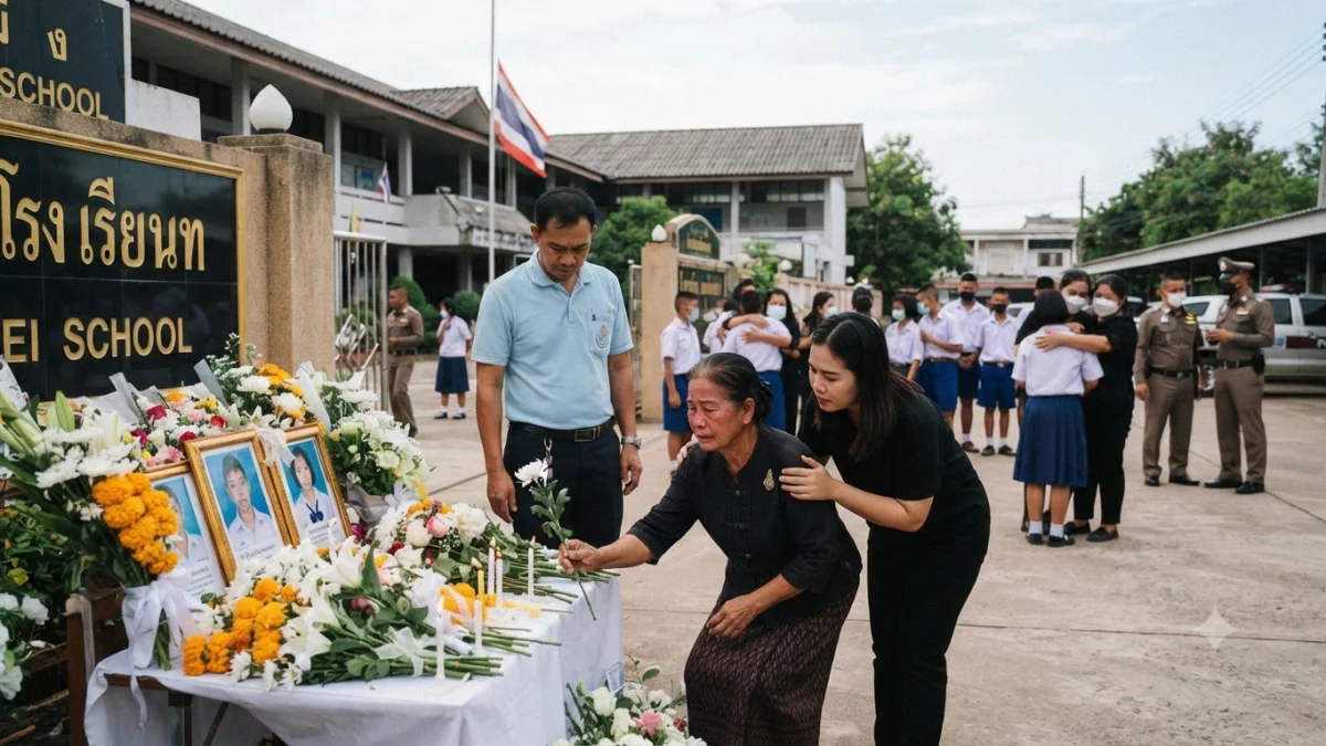 Thai School Community Reckons with Aftermath of Deadly Student Rampage