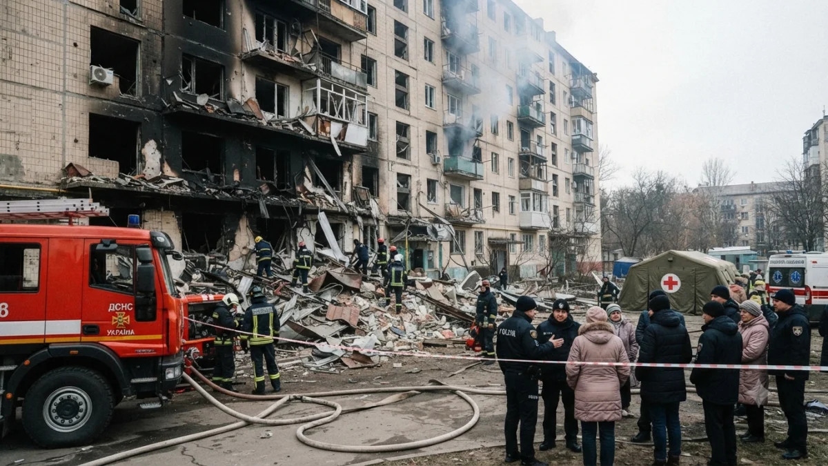 Russian Strikes Near Kyiv Kill Three Including Child