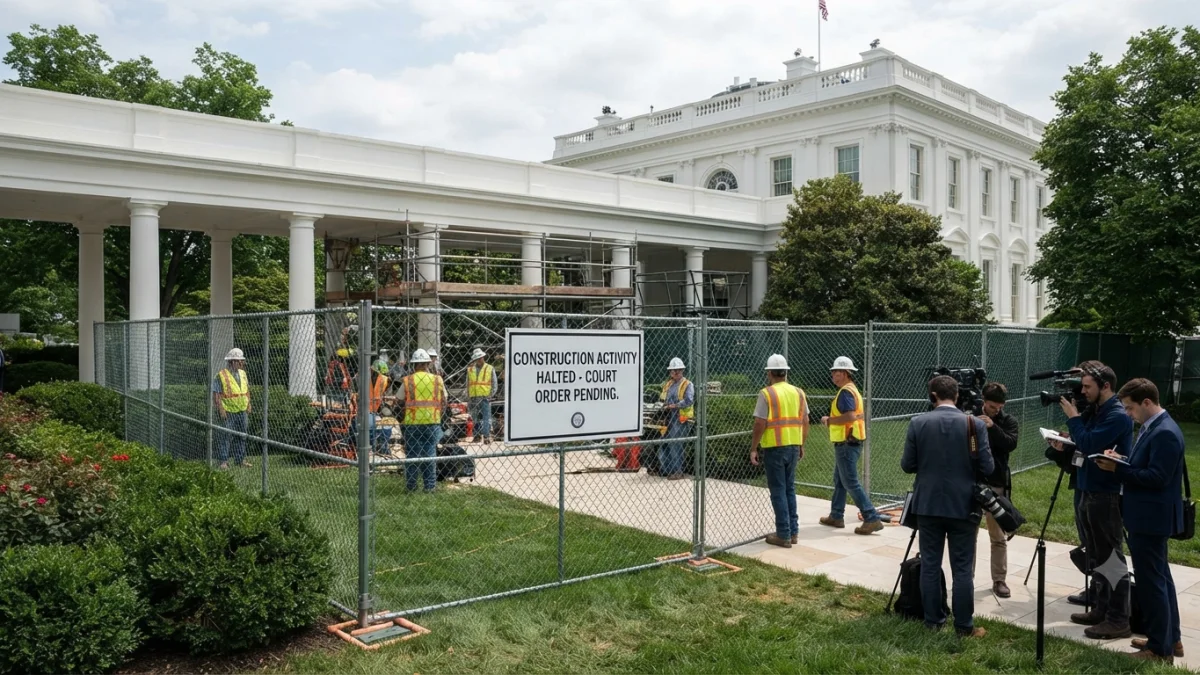 Appeals Court Blocks White House Ballroom Construction
