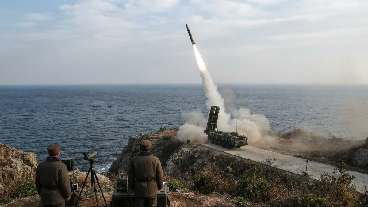 North Korea Fires Short-Range Ballistic Missile Over Sea of Japan