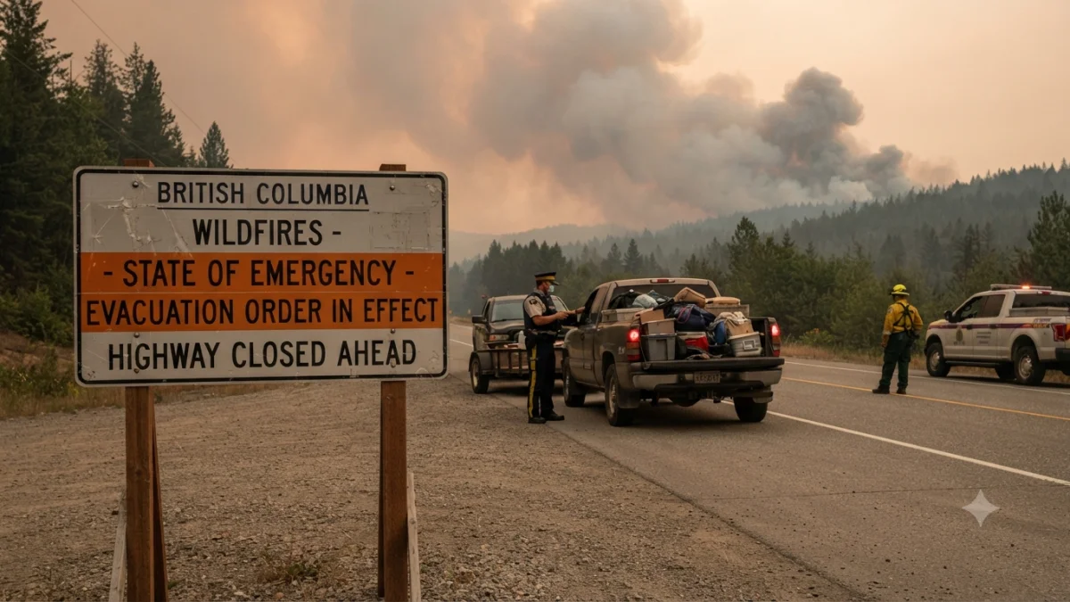 British Columbia Declares Emergency Over Wildfires