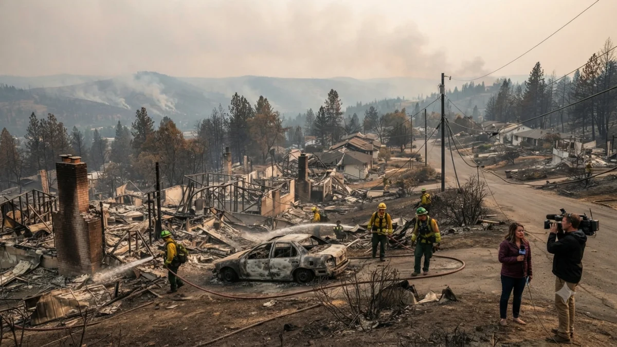 Spokane Area Wildfires Destroy Hundreds of Structures