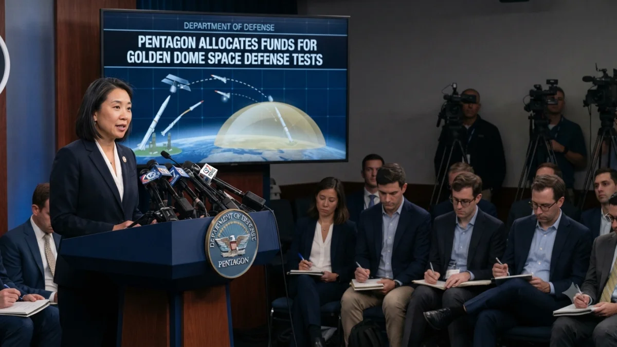 Pentagon Allocates Funds for Golden Dome Space Defense Tests
