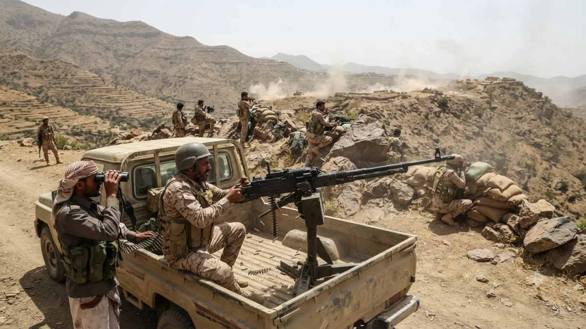 Yemen Military Attacks Houthi Rebels in Ongoing Conflict