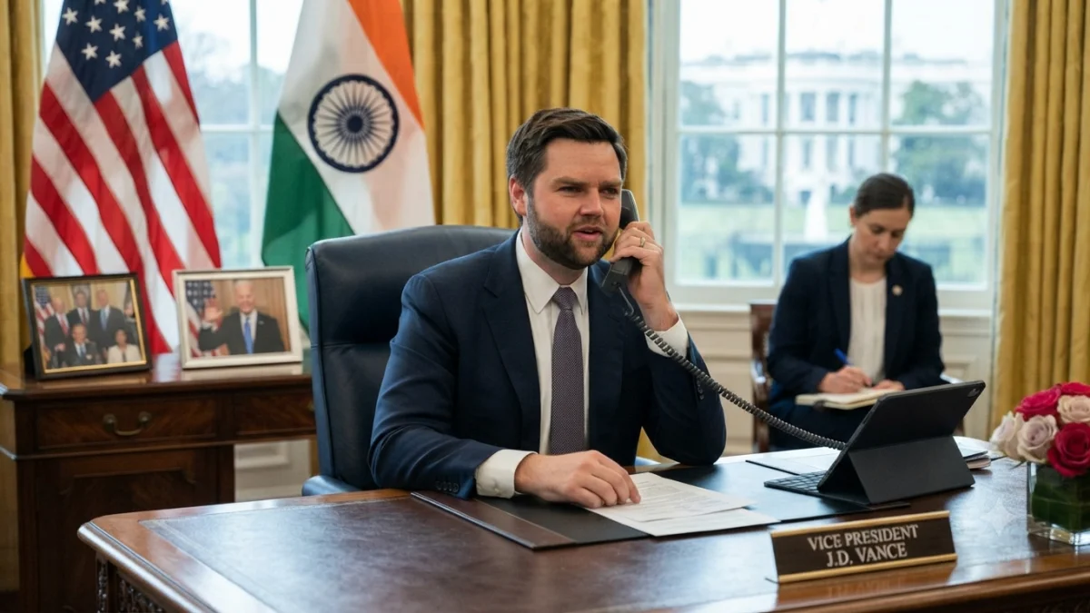 US Vice President Vance Calls Indian Prime Minister Modi