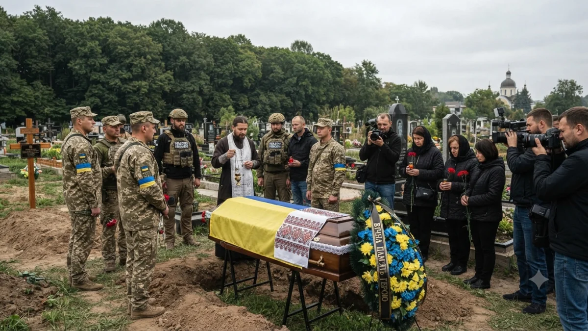 Ukraine Honors Volunteer Killed Recovering War Dead