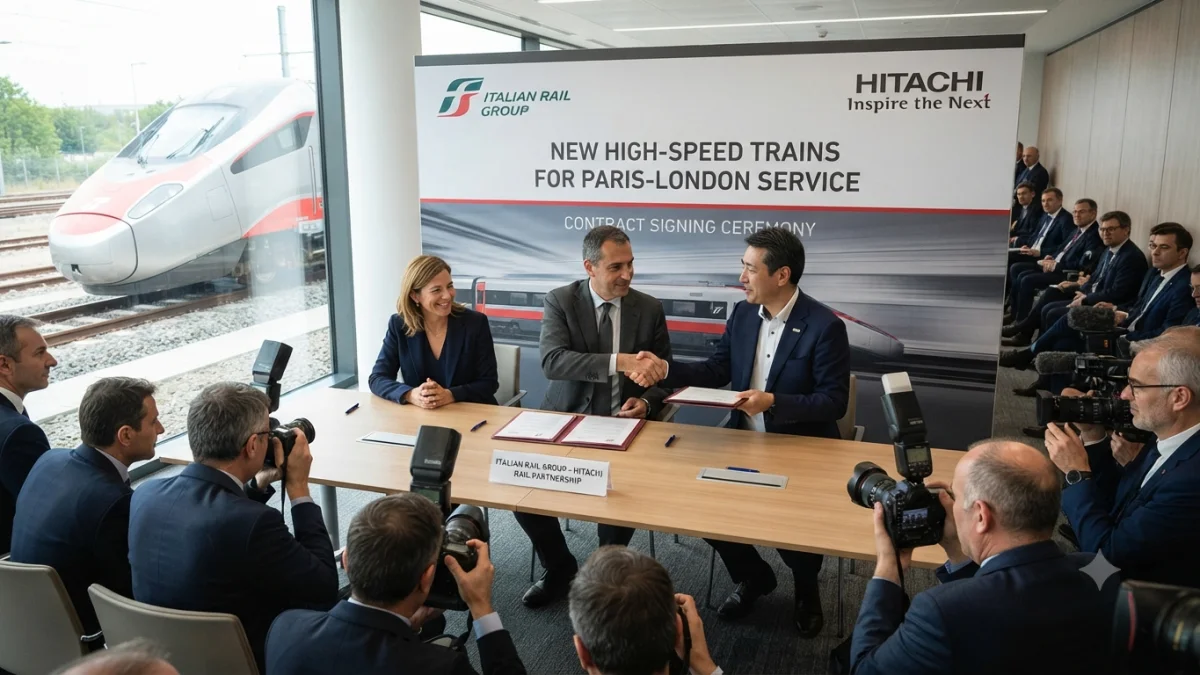 Italian Rail Group Orders Hitachi Trains for Paris-London Service
