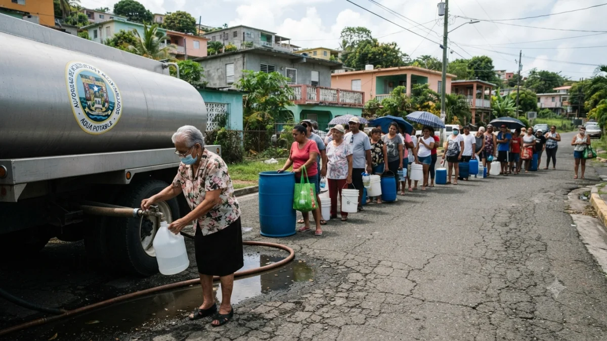 Water Crisis Forces Rationing for Hundreds of Thousands in Puerto Rico