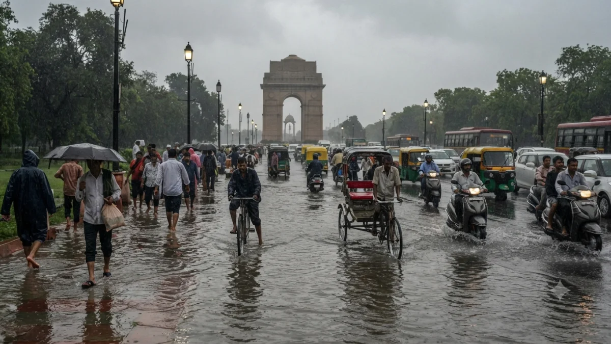 Delhi Records Above-Average August Rainfall in First Eight Days
