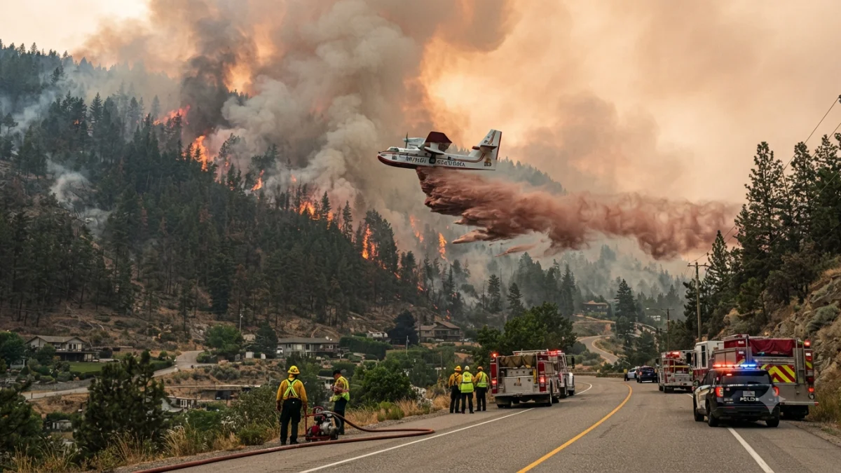 British Columbia Wildfire Emergency Exposes Growing Climate Risks