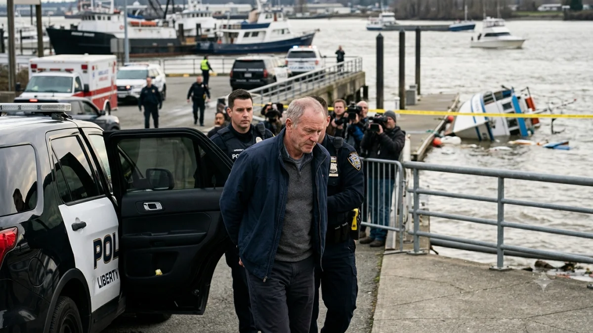 Captain Arrested After Fatal Boat Capsize Near Liberty