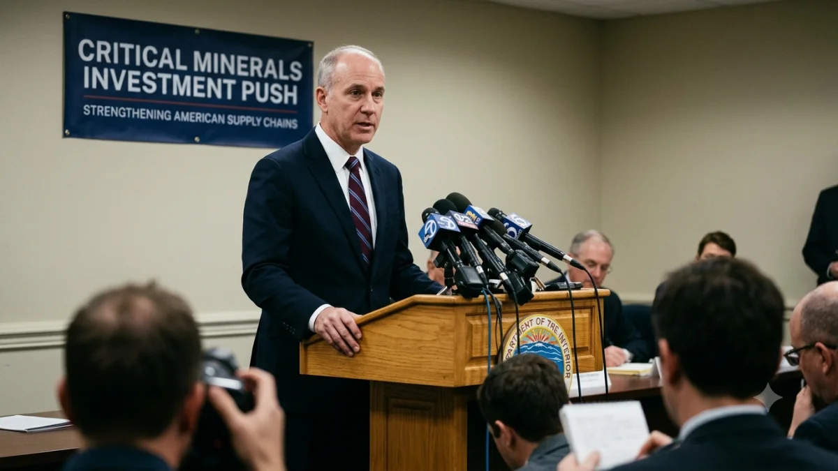 Trump Administration Announces Critical Minerals Investment Push