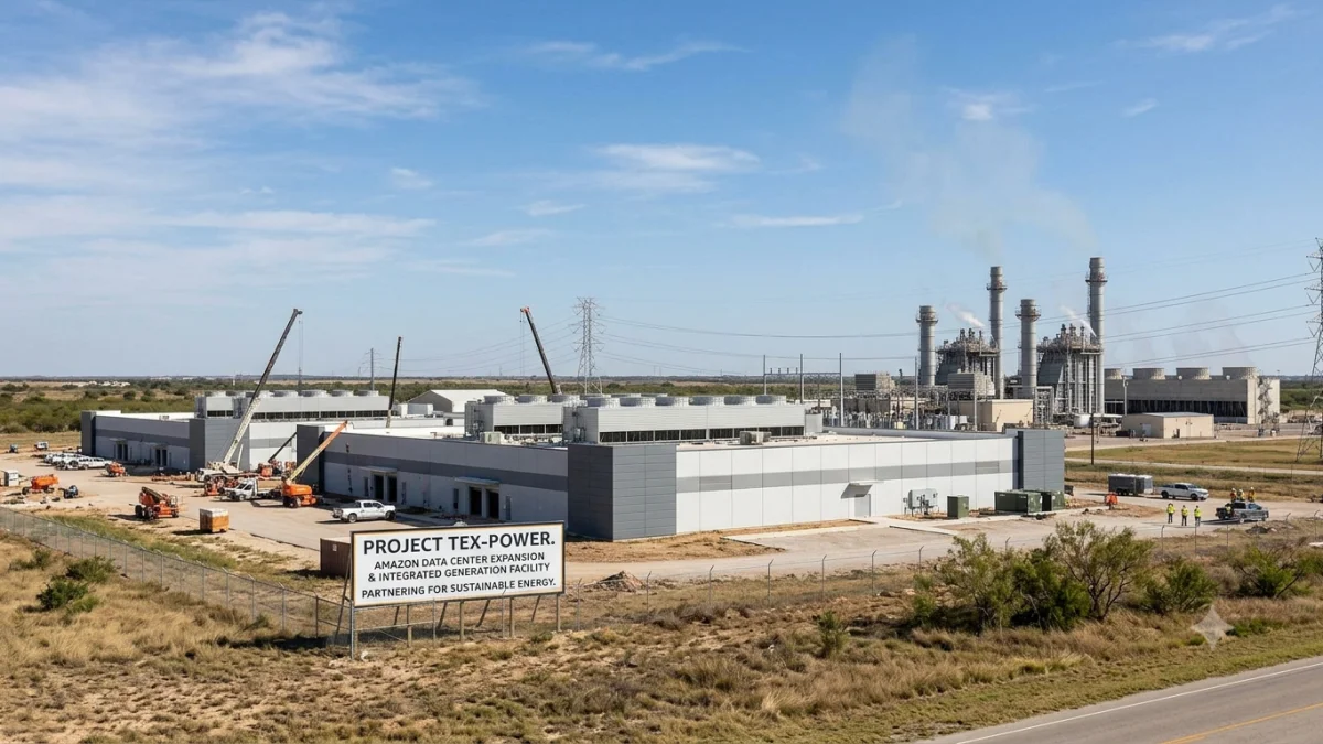 Amazon Finances Large Texas Power Plant for Data Center Expansion