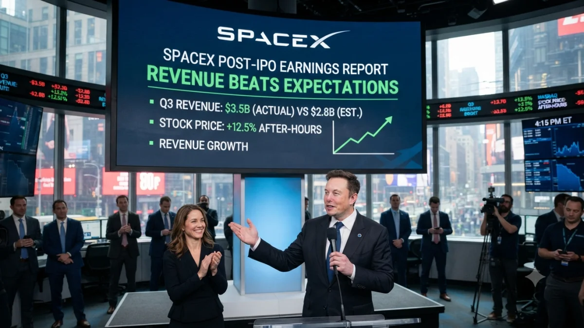 SpaceX Beats Revenue Expectations in Post-IPO Earnings Report