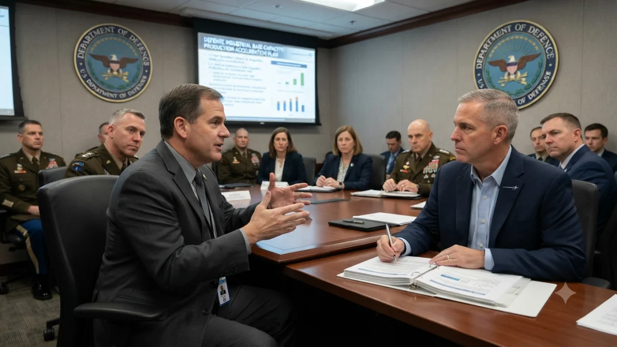 Pentagon Urges Defense Firms to Ramp Up Weapons Production