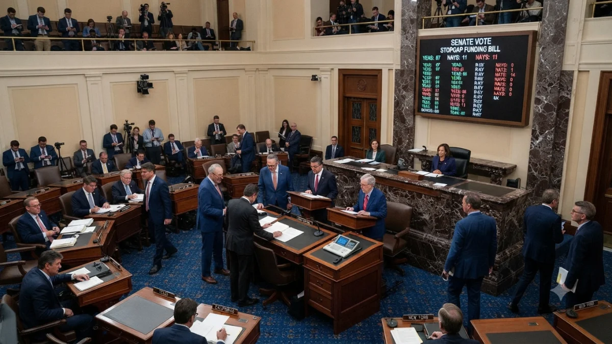 Senate Passes Stopgap Funding Bill to Avert Shutdown