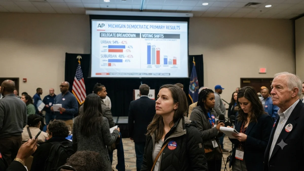 Michigan Primary Results Highlight Shifts Within Democratic Party