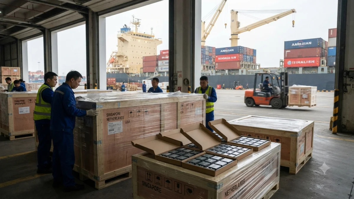 China Trade Data Shows Strong Tech and Chip Export Growth