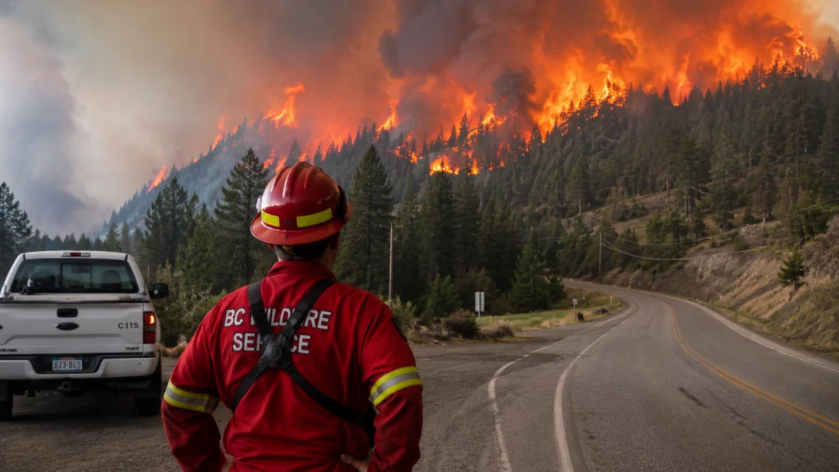 British Columbia Declares Emergency as Wildfire Spreads Rapidly