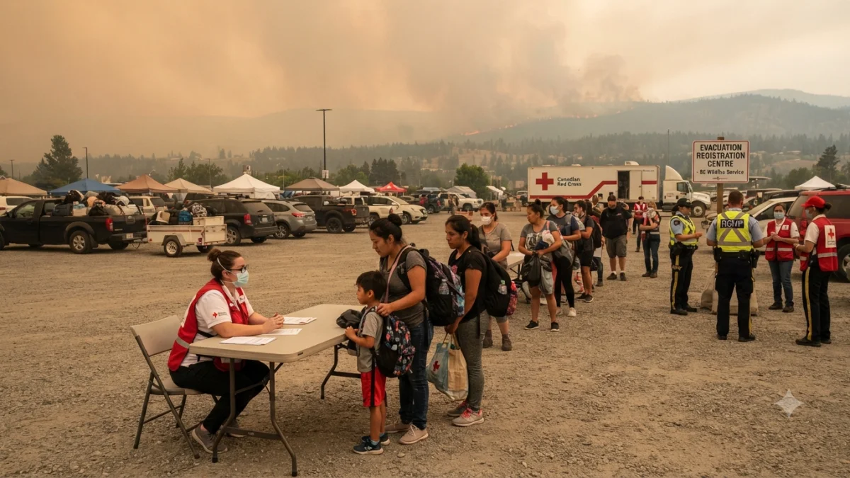 Wildfires Force Evacuations Across Western Canada and United States