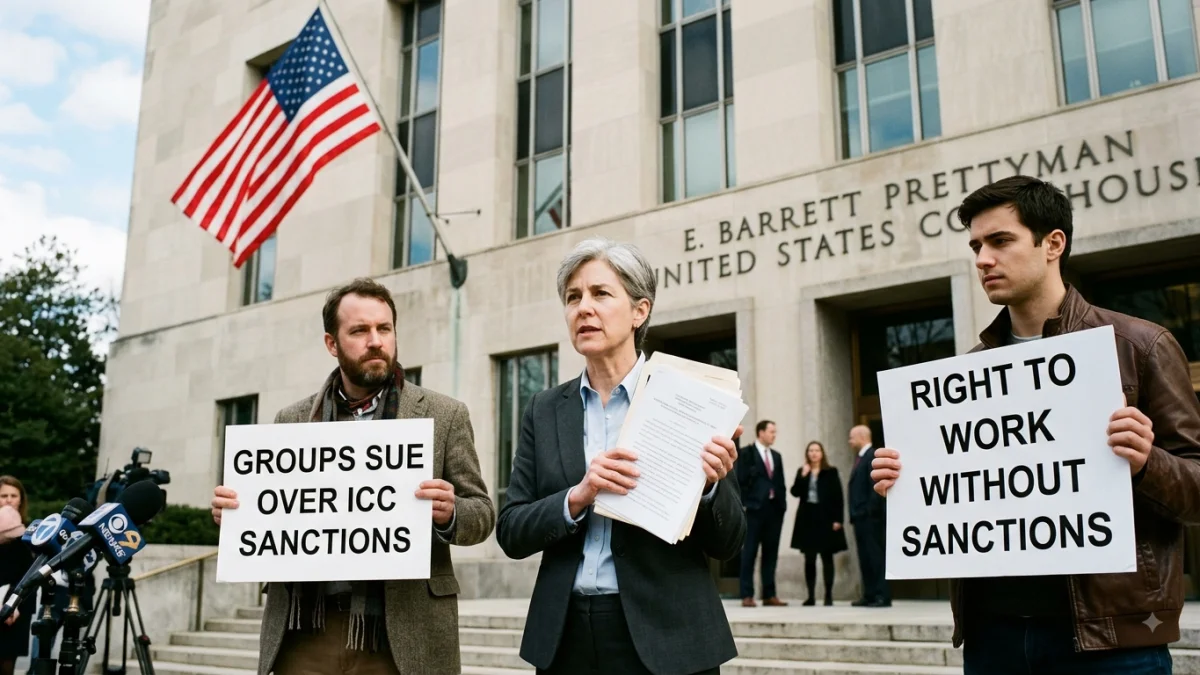 Groups Sue Trump Administration Over International Criminal Court Sanctions